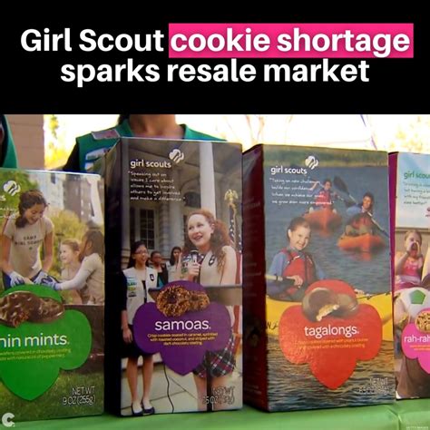 Girl Scout cookie shortage sparks resale market